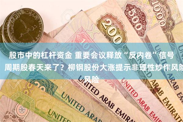股市中的杠杆资金 重要会议释放“反内卷”信号，周期股春天来了？柳钢股份大涨提示非理性炒作风险